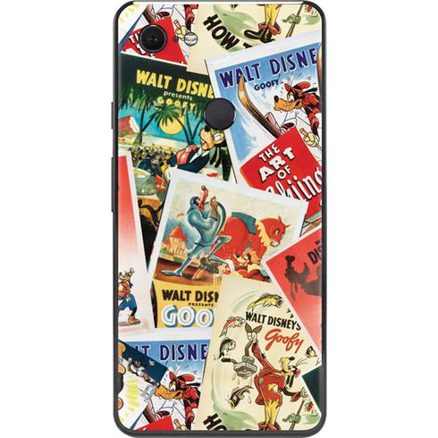 Disney Friends Retro Goofy Stamps Art Google Pixel 3 XL Skin